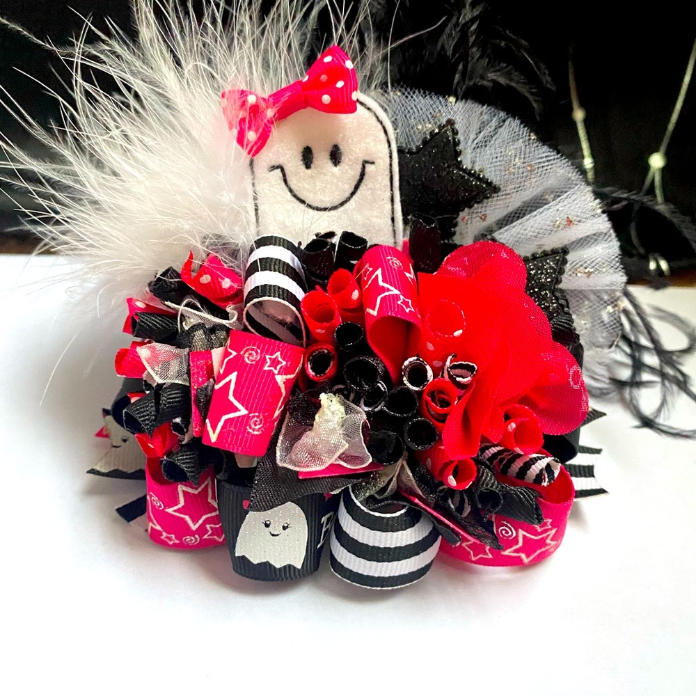 Halloween Ghost Hairbow